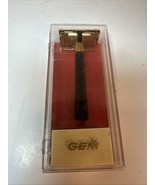 GEM 1960s gold brass Single Edge Safety Razor Vintage w/ Box & Blades - €30,06 EUR GEM 1960s gold brass Single Edge Safety Razor Vintage w/ Box & Blades - €30,06 EUR