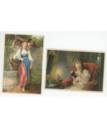 2 Victorian trade cards Jayne’s Tonic patent medicine Towne Marlow New H... - $265.99 MXN