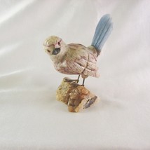 Carved Stone Bird, Onyx and Agate Peru, Handmade 3-1/2 Inches High,  - £26.40 GBP