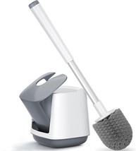 Toilet Brush and Holder Toilet Bowl Brush with Automatic Holder Toilet S... - £19.42 GBP