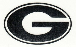 REFLECTIVE Georgia Bulldogs Dawgs fire helmet decal sticker helmet sizes to 12&quot; - £2.63 GBP+