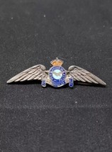 WWII Sterling Silver RCAF Royal Canadian Air Force Sweetheart Wings Pin ... - $13.09