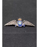 WWII Sterling Silver RCAF Royal Canadian Air Force Sweetheart Wings Pin ... - £10.25 GBP