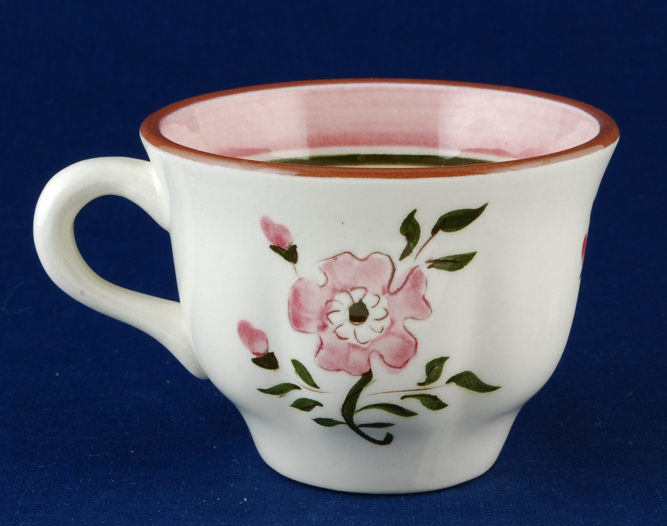 Stangl Colonial Rose Orphan Cup Pink Flower Item image 2