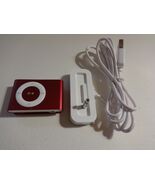 APPLE  iPOD  SHUFFLE  2ND GEN.  RED   1GB...NEW BATTERY... - $109.99