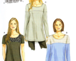 Very Easy Vogue V8950 Misses 14 to 22 Casual Tops Uncut Sewing Pattern - $17.59