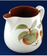 Stangl Orchard Song 8-Cup Pitcher Pottery Jug Fruit Apple Cherries Excel... - $28.00