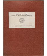 1965 US Naval War College Command Staff School International Relations L... - £19.13 GBP