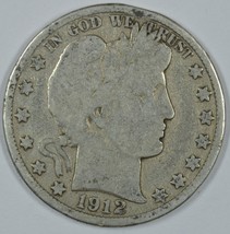 1912 D Barber circulated silver half - £14.78 GBP