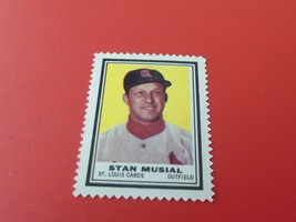 1962 Topps Stan Musial Stamp Cardinals Gem Mint !! - £79.82 GBP