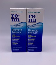 2x Renu Contact Solution Advanced Triple Disinfectant Formula 2 oz EXP 03/2024 - £11.07 GBP