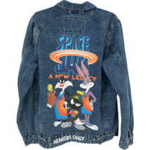 NWOT Members Only Space Jam Looney Tunes Tune Squad Denim Jacket Sz Medium - $98.99