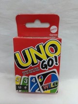 Mattel Uno Go! Miniature Travel Family Card Game Complete - $7.12
