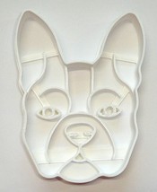 Boston Terrier Dog Face Detailed American Breed Cookie Cutter USA PR3847 - £3.15 GBP