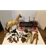 Vintage Johnny West Geronimo Marx Western Toys Assorted Lot - $280.50