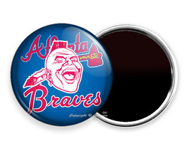 Atlanta Braves Baseball Team Indian Tomahawk Chief Fridge Refrigerator Magnets - £11.58 GBP+