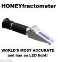 ACCURATE Honey Refractometer 4 Bees Brix LED Light 90 - $79.99