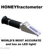 ACCURATE Honey Refractometer 4 Bees Brix LED Light 90 - $109.70 CAD
