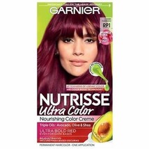 Garnier Nutrisse Ultra Color Hair Color Tool Kit, Permenant Hair Dye, RP1 Cherry - $16.00