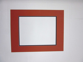 Picture Framing Mat mats Browns and Buckeye mats custom cuts SET OF 4 - £31.44 GBP