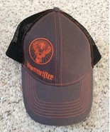 Jagermeister Grey / Orange Trucker Style Hat Cap Mesh Snapback Adjustable - £15.81 GBP