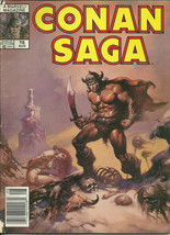 Conan Saga 16 Marvel Comic Book Magazine August 1988 - £1.55 GBP