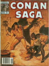 Conan Saga 14 Marvel Comic Book Magazine June 1988 - £1.59 GBP