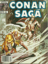 Conan Saga 11 Marvel Comic Book Magazine March 1988 - £1.59 GBP