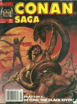 Conan Saga 40 Marvel Comic Book Magazine Jul 1990 - £1.56 GBP