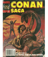 Conan Saga 40 Marvel Comic Book Magazine Jul 1990 - £1.58 GBP