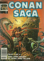 Conan Saga 39 Marvel Comic Book Magazine Jun 1990 - £1.59 GBP