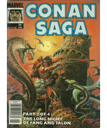 Conan Saga 39 Marvel Comic Book Magazine Jun 1990 - £1.58 GBP