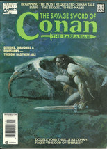 Savage Sword of Conan the Barbarian 211 Marvel Comic Book Magazine July 1993 - £1.57 GBP