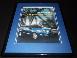 2017 Ford Escape Framed 11x14 ORIGINAL Advertisement B - £27.25 GBP