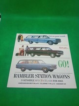1965 Rambler Station Wagon Car Sales Brochure - Ambassador Classic American Fc2 - £11.88 GBP