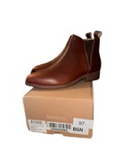 Nisolo Eva Everyday Chelsea Aurburn Leather Slip-on Ankle Boots Women&#39;s ... - $59.40