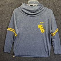 Nike West Virginia WVU Turtle Neck Men's Mock Neck Mascot Long Sleeve Shirt Sz L - £19.09 GBP