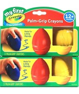 2 Packs My First Crayola 3 Count Palm Grip Crayons Age 12 Months Up - £16.69 GBP