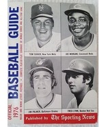 1976 Sporting News Baseball Guide Tom Seaver, Fred Lynn, Joe Morgan, Jim... - $8.13 CAD