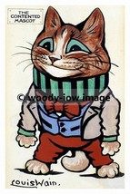 rp02759 - Louis Wain Cat - The Contented Mascot - print 6x4 - £2.18 GBP