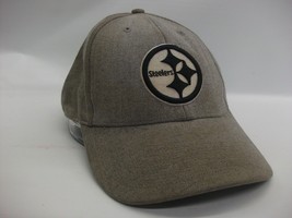 Pittsburgh Steelers Hat Discolored Stained Gray Hook Loop NFL Baseball Cap - £14.93 GBP