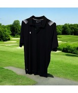 Under Armour ISO Chill Polo Shirt Men XL Black- White Logo &amp; Decal- Shor... - $676.47 MXN