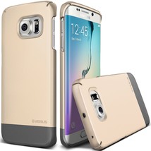 Galaxy S6 Edge Case, Verus [Two Tone Slide] Samsung Galaxy S6 Edge [Gold... - £12.60 GBP