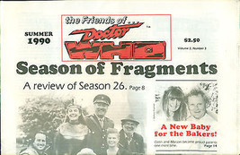 The Friends Of...Doctor Who Summer 1990 Tabloid Newspaper Fanzine - £7.90 GBP