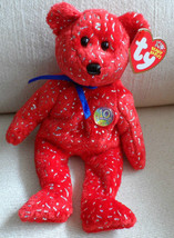 Ty Decade Bear 10th Aniversary Beanie Baby MINT RETIRED Collectors Quality - £4.01 GBP