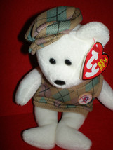 New Ty Four Teddy Golf Beanie Baby Bear MWMT Collectors Quality Retired - $4.95