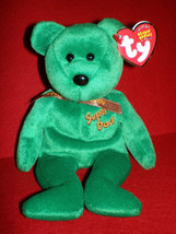 New Ty Dad-E 2004 Beanie Baby Bear Super Dad MWMT Retired Internet Exclu... - $4.95