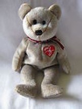 Ty Signature Bear Original MWMT Beanie Baby Bear Retired - £3.95 GBP