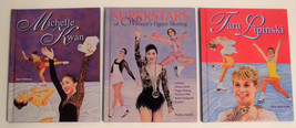 3 Women&#39;s Figure Skating Books Lipinski,Kwan &amp; Various Skaters - £6.92 GBP