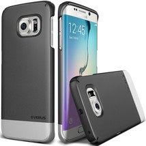 Samsung Galaxy S6 Edge Case, Verus [Two Tone Slide][2Link][Black Suit] - £12.54 GBP